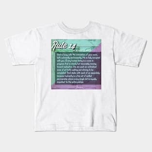 40 RULES OF LOVE - 14 Kids T-Shirt